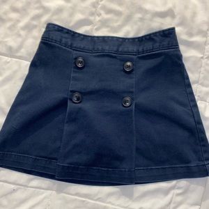 Girls Navy School Uniform Skirt Old Navy Size S (6-7)